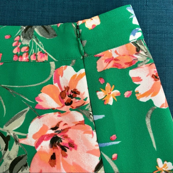 LOFT New with Tags Petite Floral Fluid Midi Skirt 10P - Picture 4 of 8